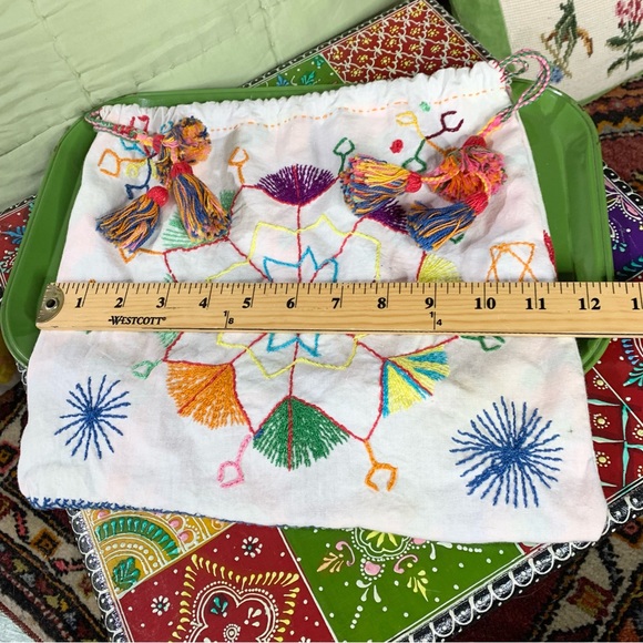 Embroidered Drawstring Bag - Picture 5 of 7